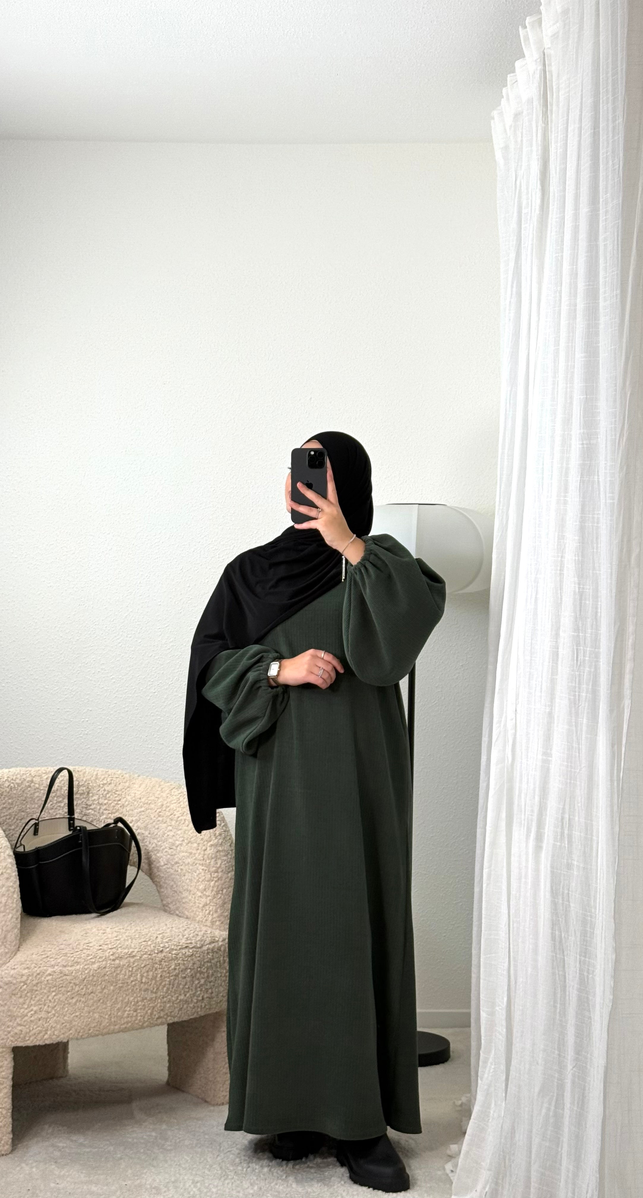 Balloon Sleeve Dress