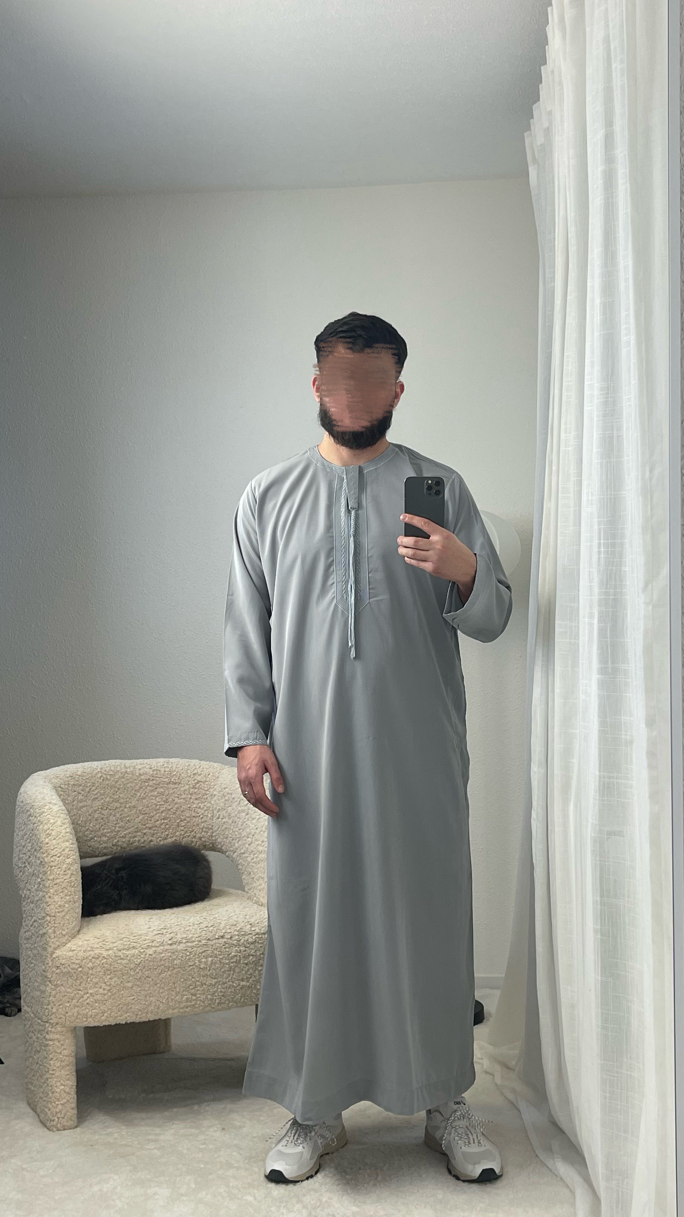 Emirati Qamis with Gray tie