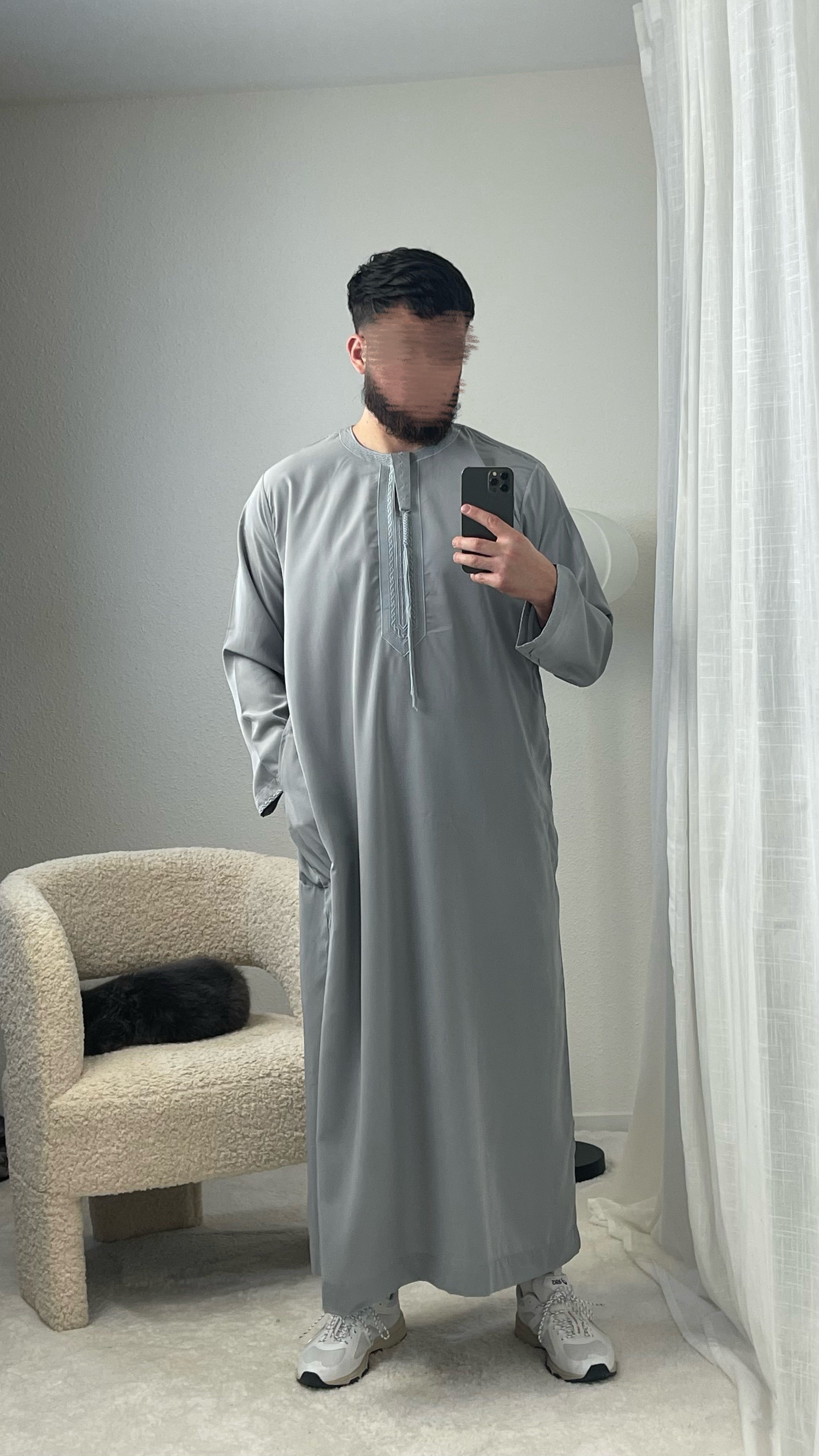 Emirati Qamis with Gray tie