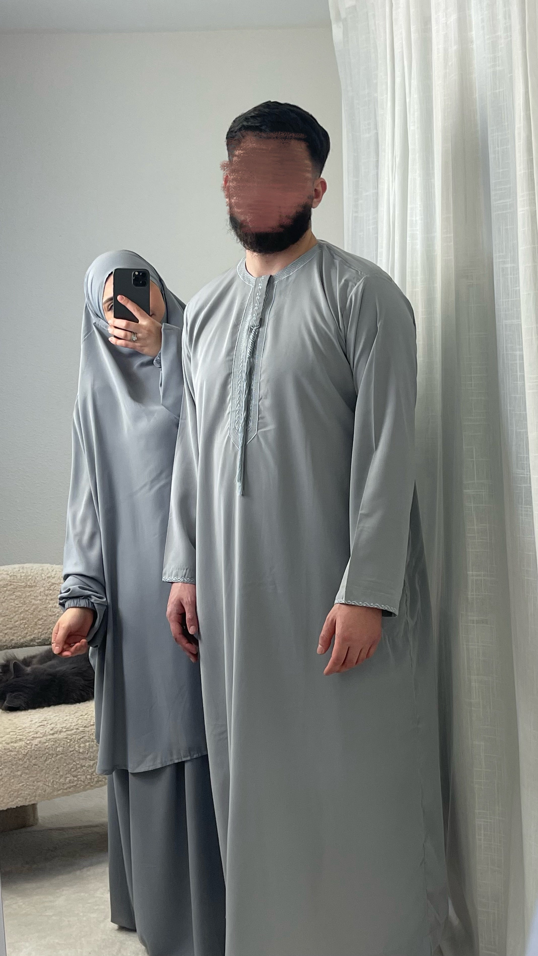 Emirati Qamis with Gray tie