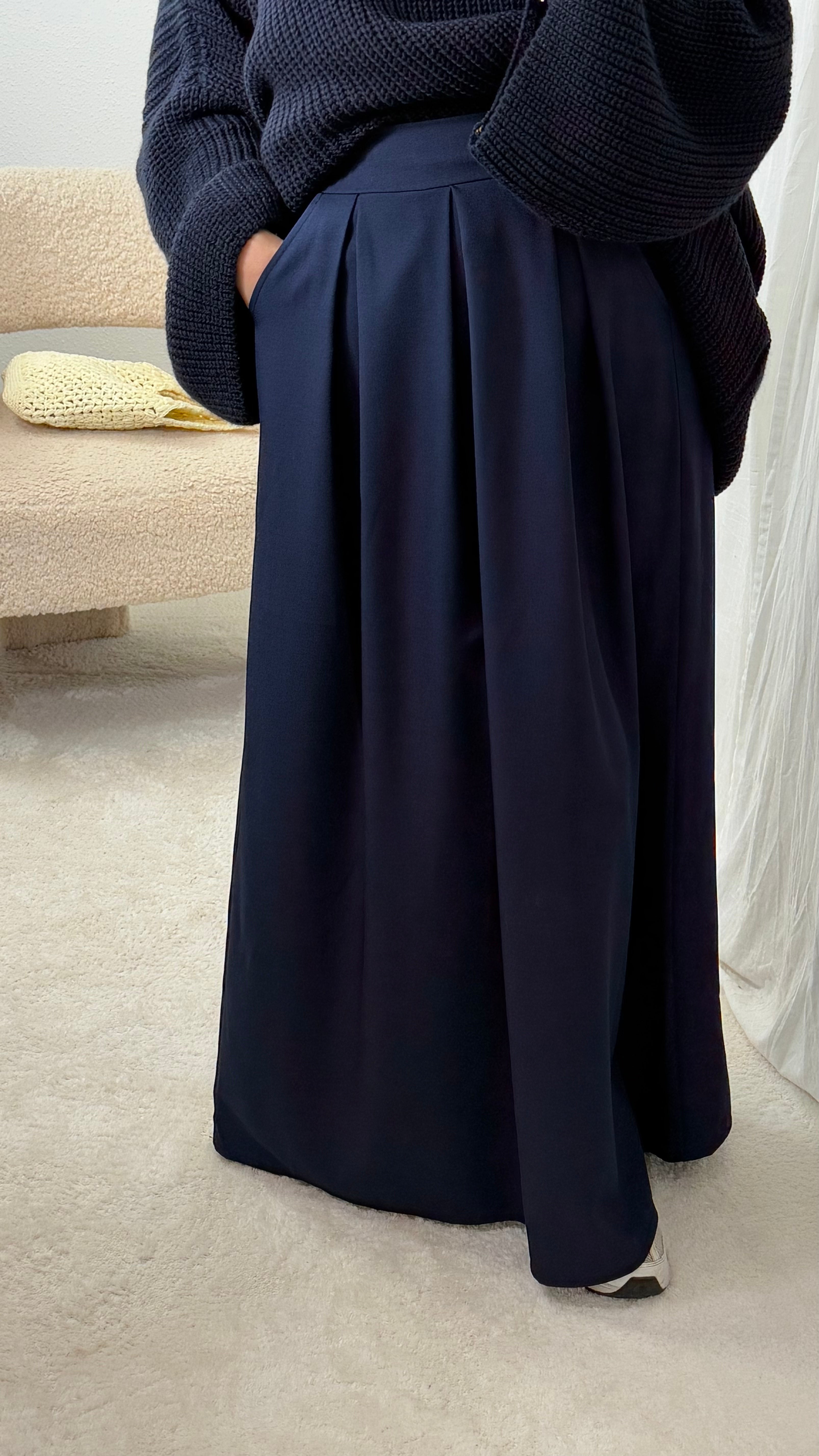 Opaque Trapeze Skirt