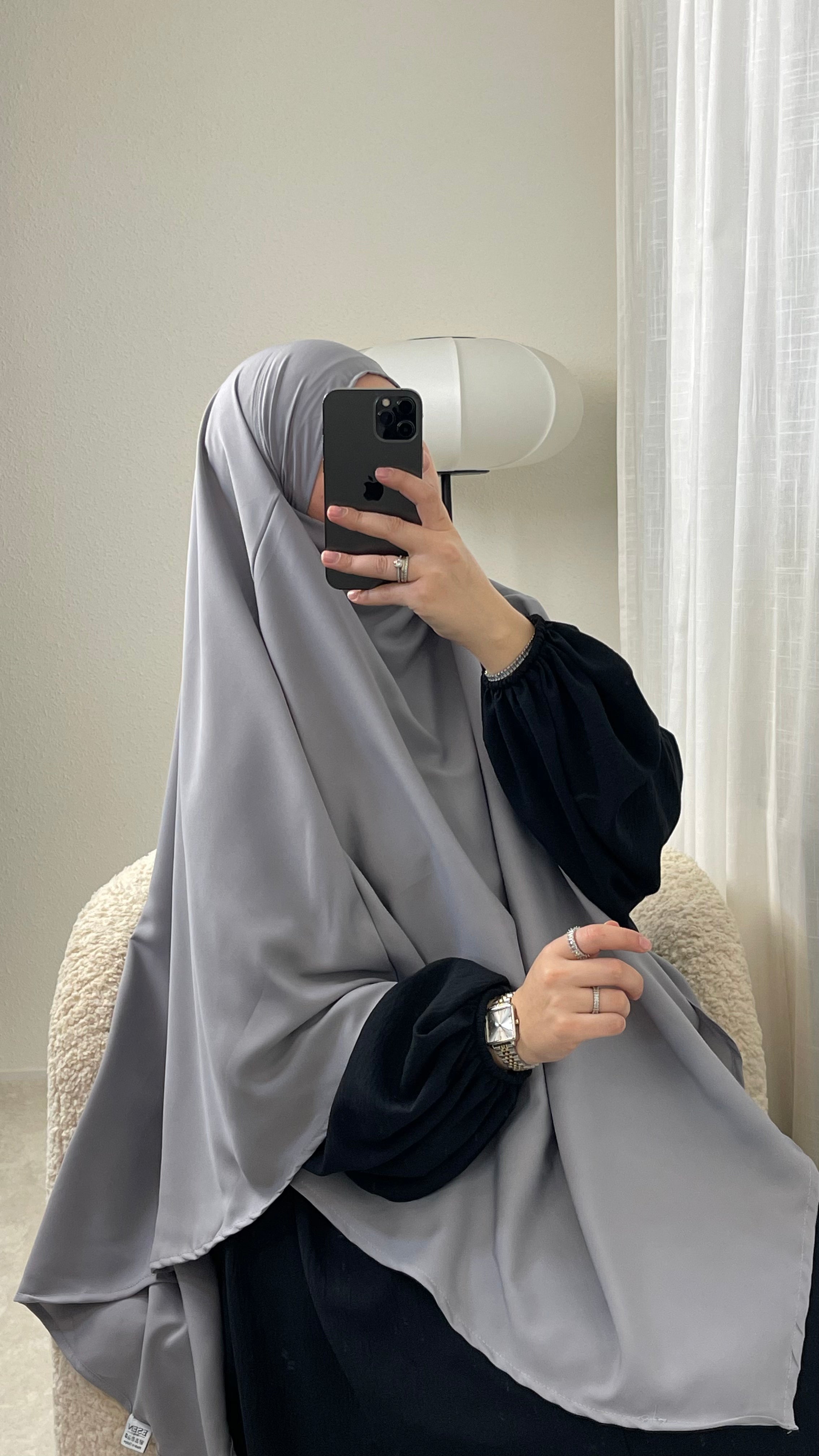 Premium Medina Silk Khimar