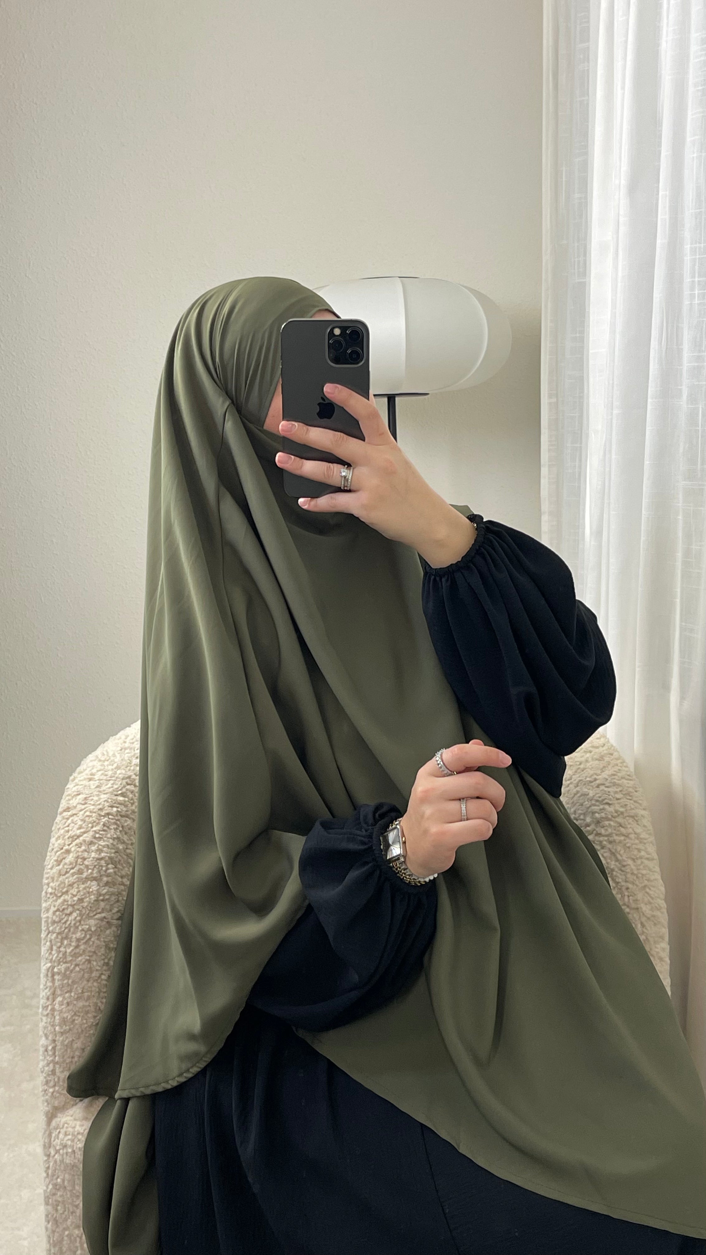 Premium Medina Silk Khimar