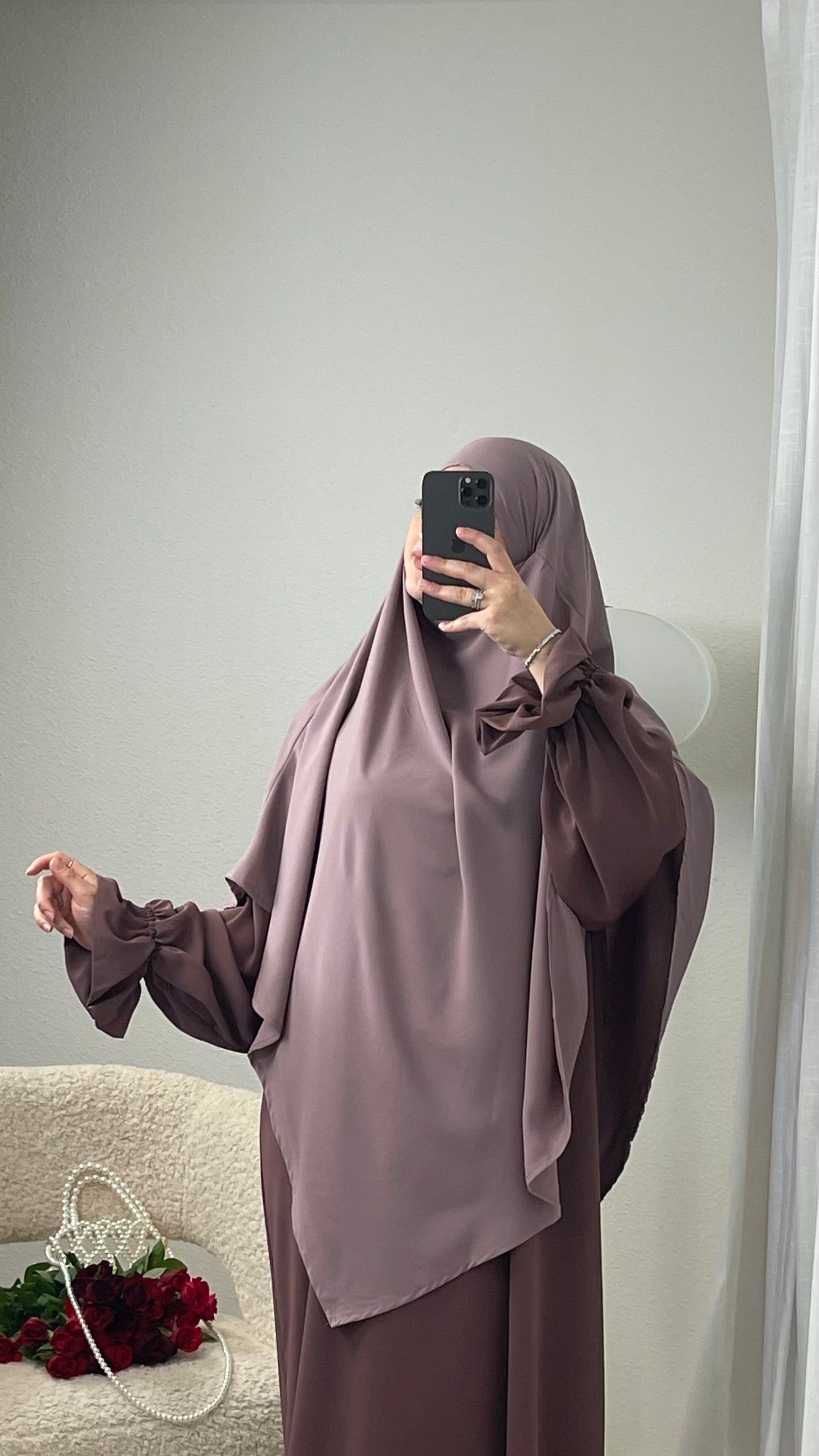 Premium Medina Silk Khimar