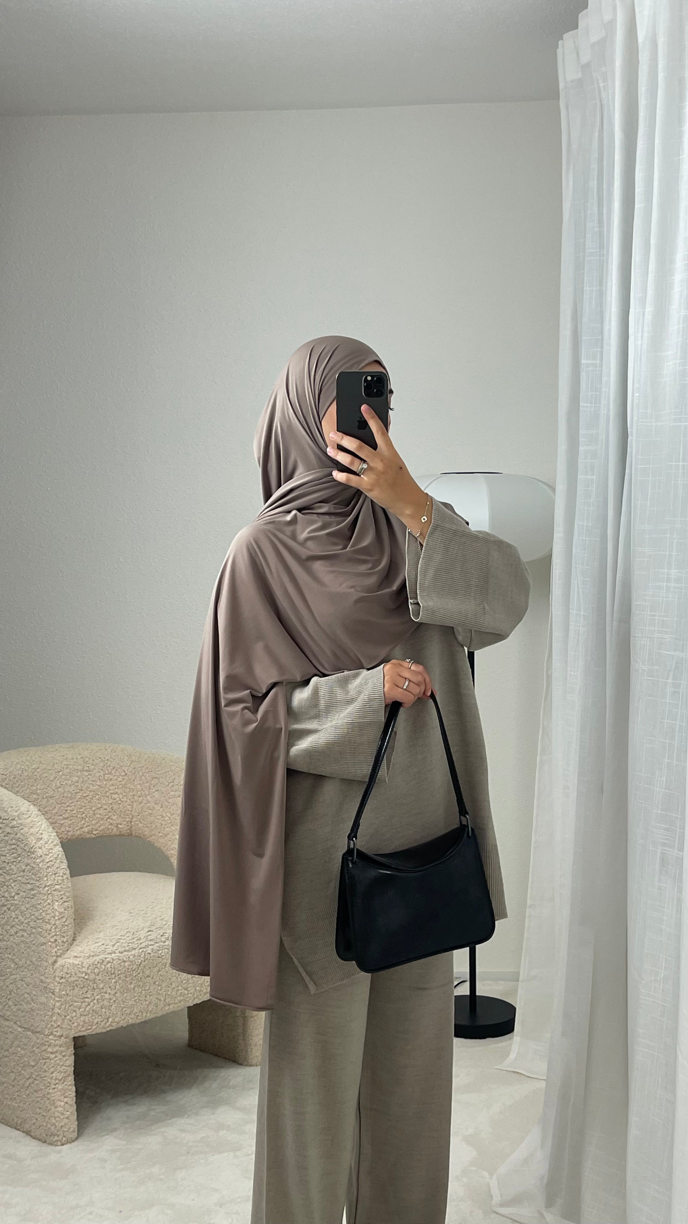 Knitted Flared Sleeve Set