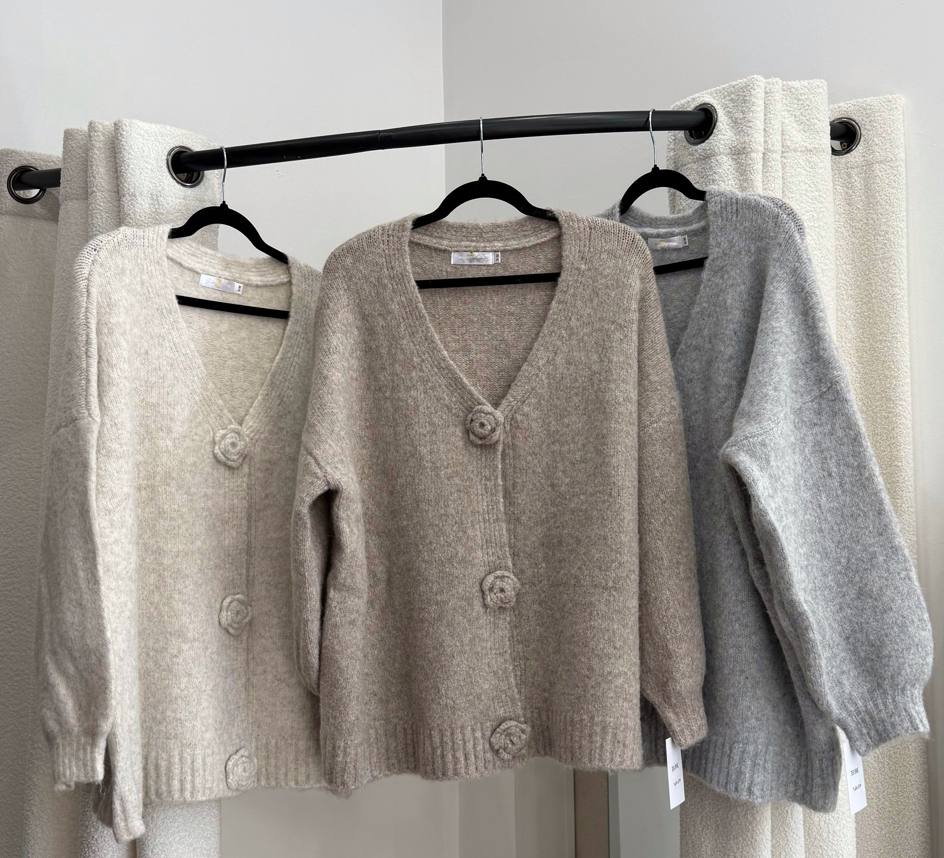 Cardigan Premium Rose