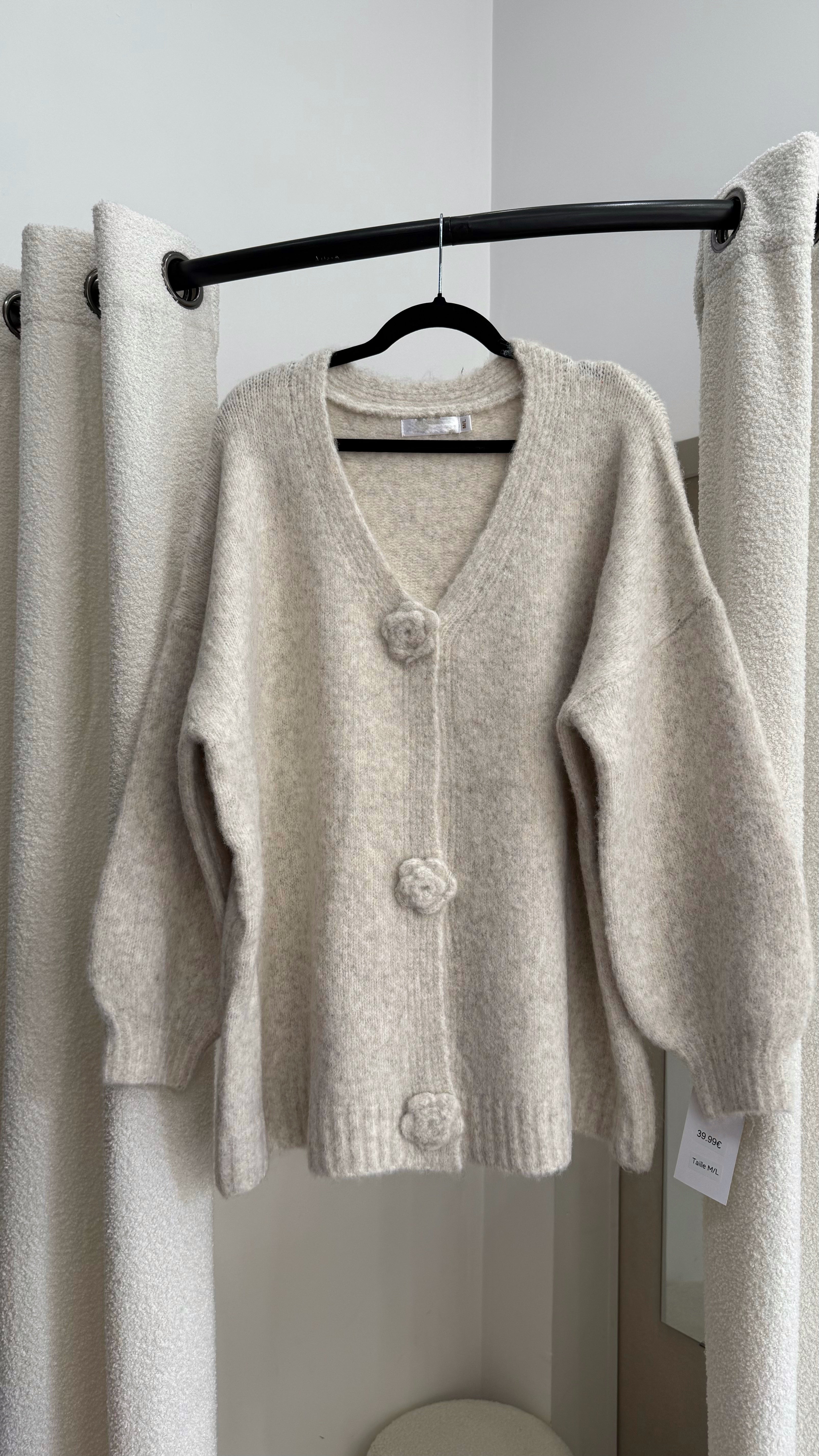 Cardigan Premium Rose