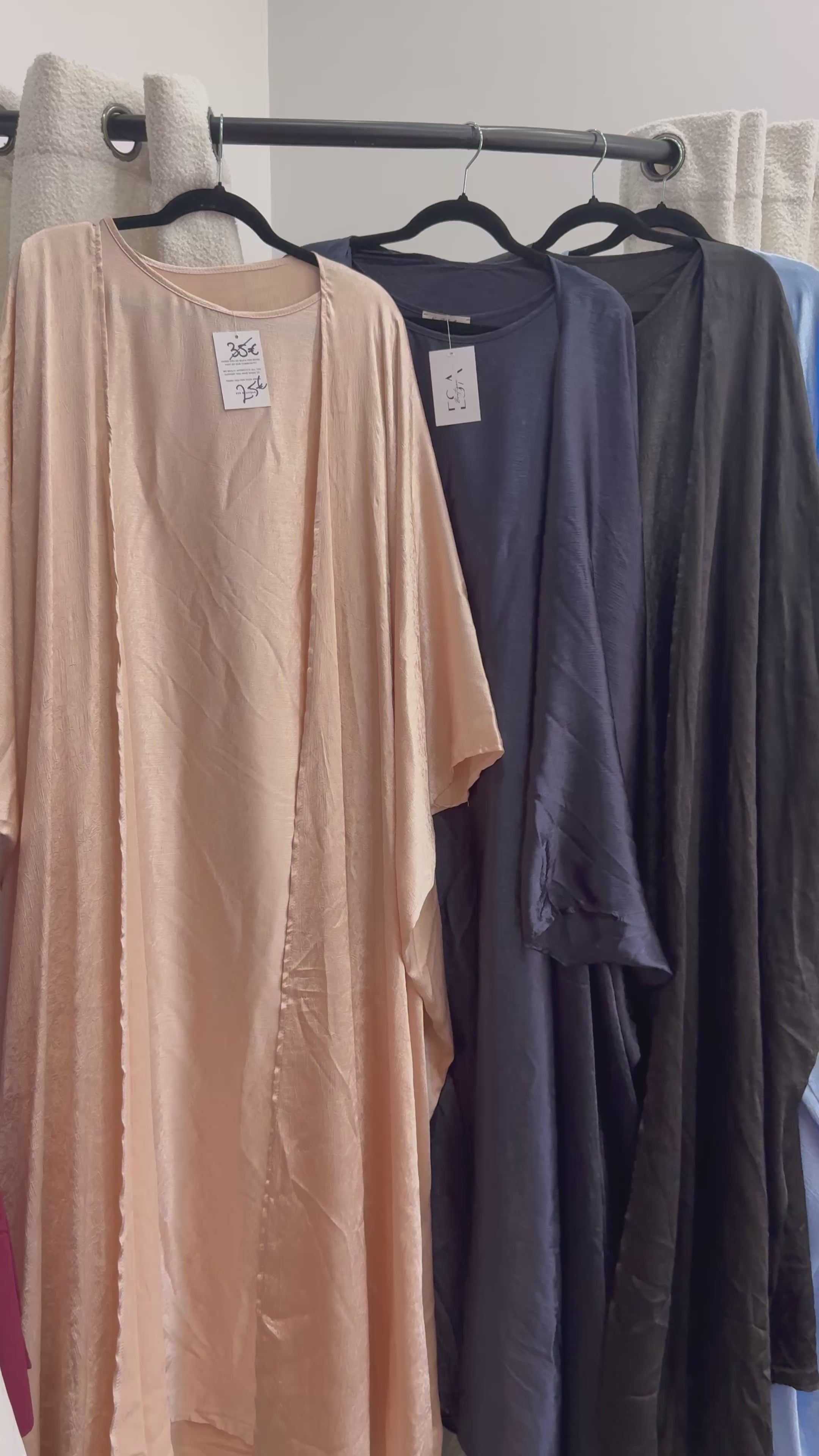 Set kimono satin