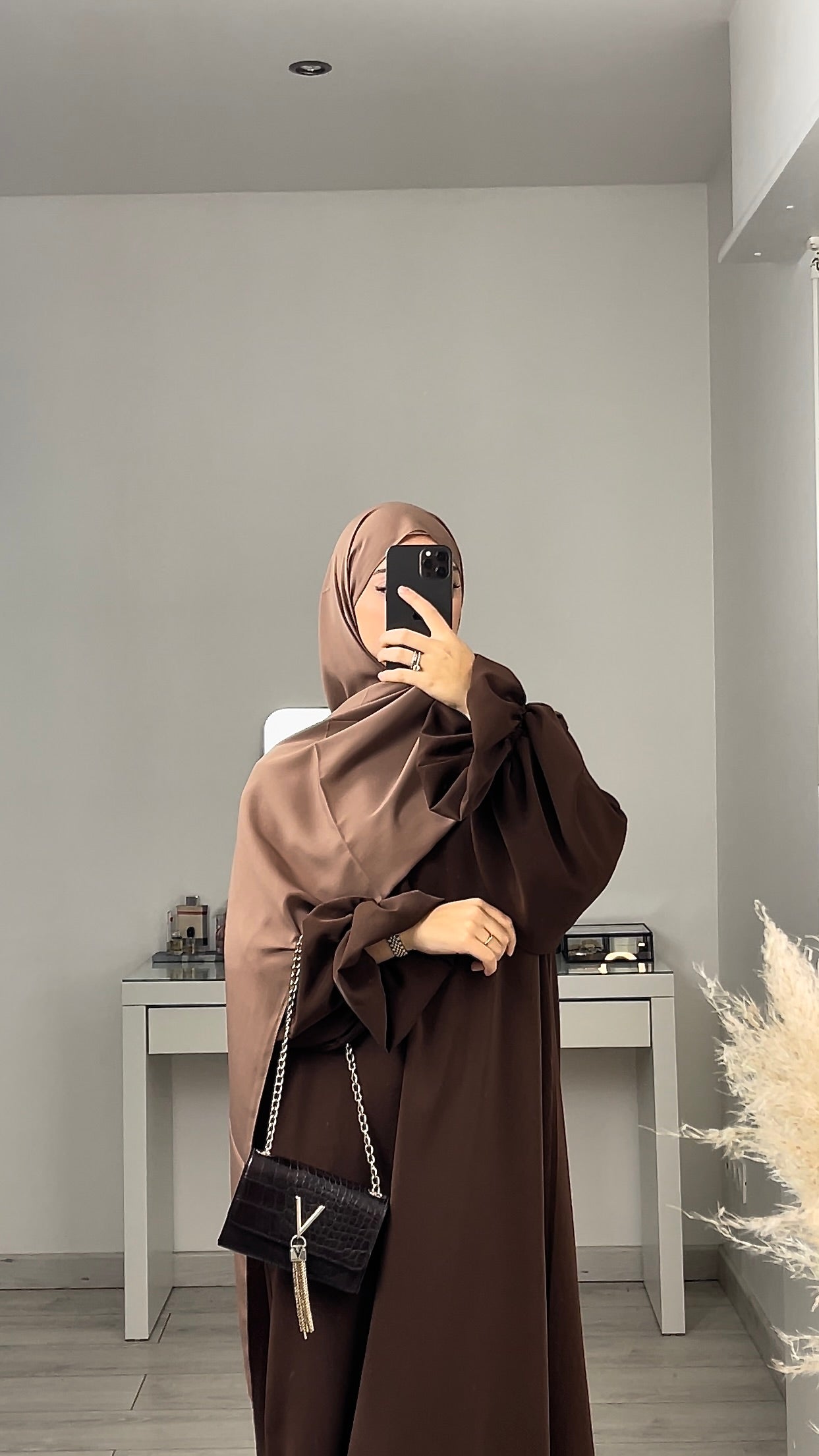 Flower Sleeve Abaya