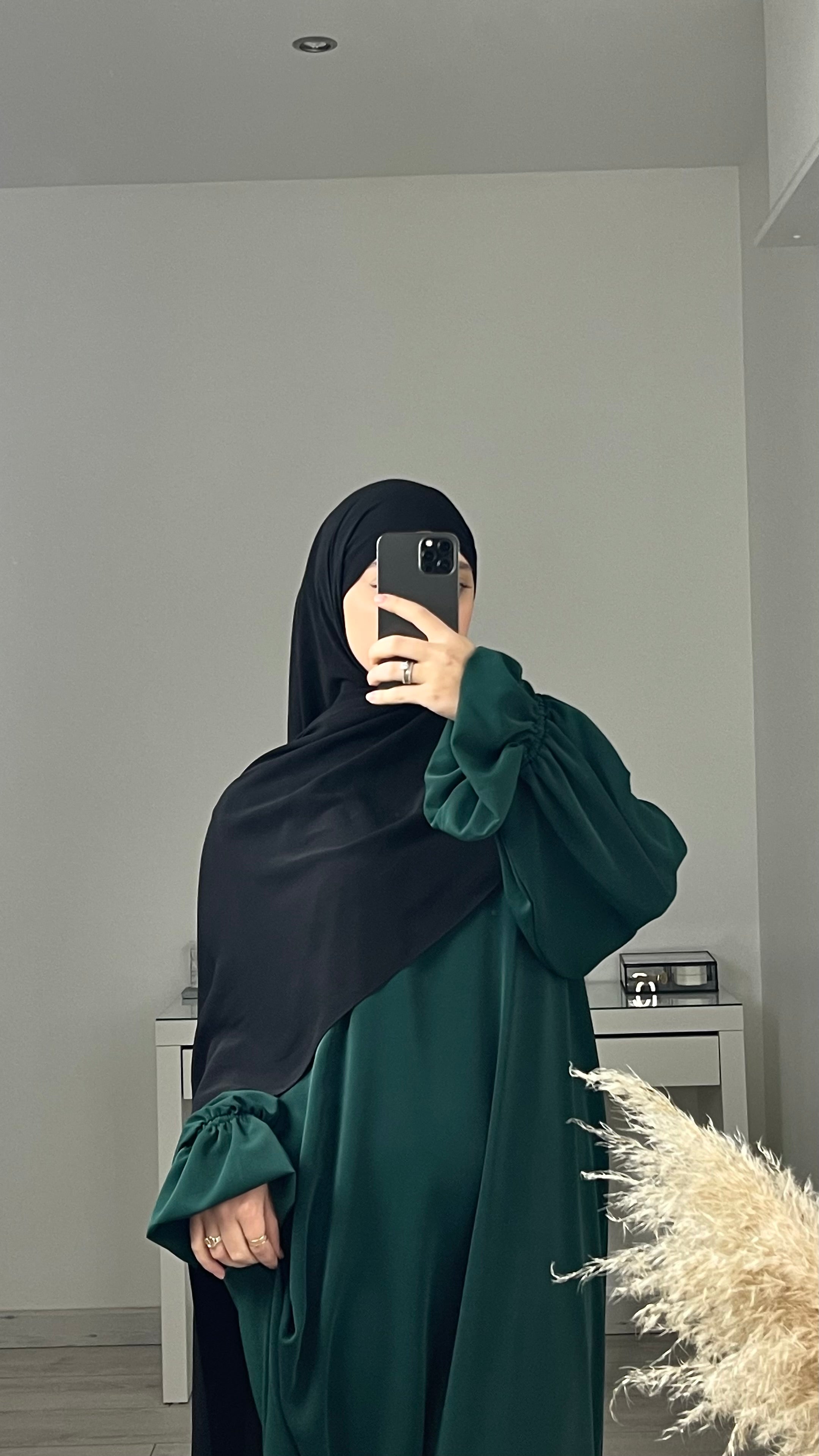 Flower Sleeve Abaya